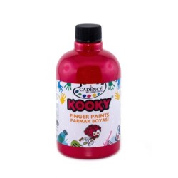 Farba do malowania palcami Cadence KOOKY, czerwona 500 ml
