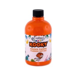 Farba do malowania palcami Cadence KOOKY, pomarańcz 500 ml