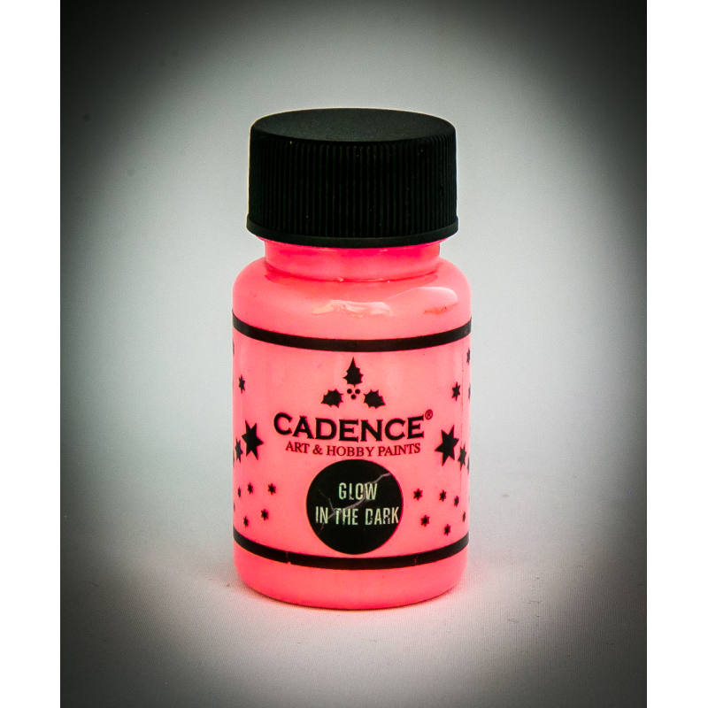 Farba fluorescencyjna Glow In the Dark 50ml róż
