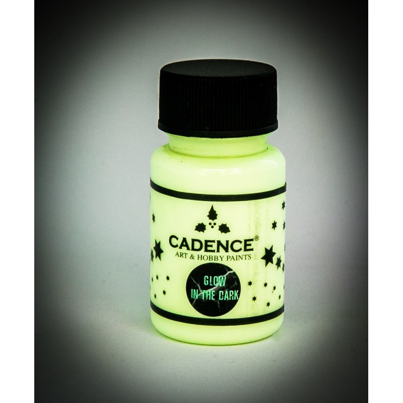 Farba fluorescencyjna Glow In the Dark 50ml żółty