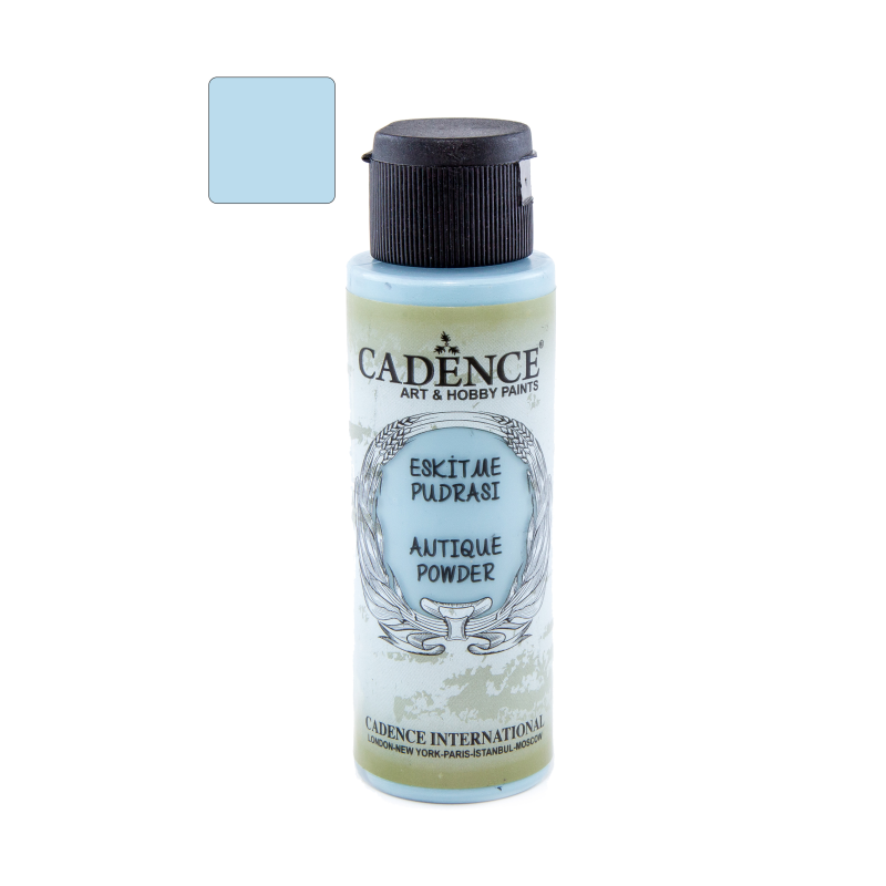 Puder antyczny 70ml,  niebieski
