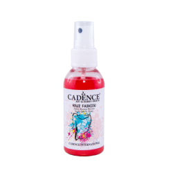 Farba do tkanin w sprayu szkarłatna czerwień 100ml