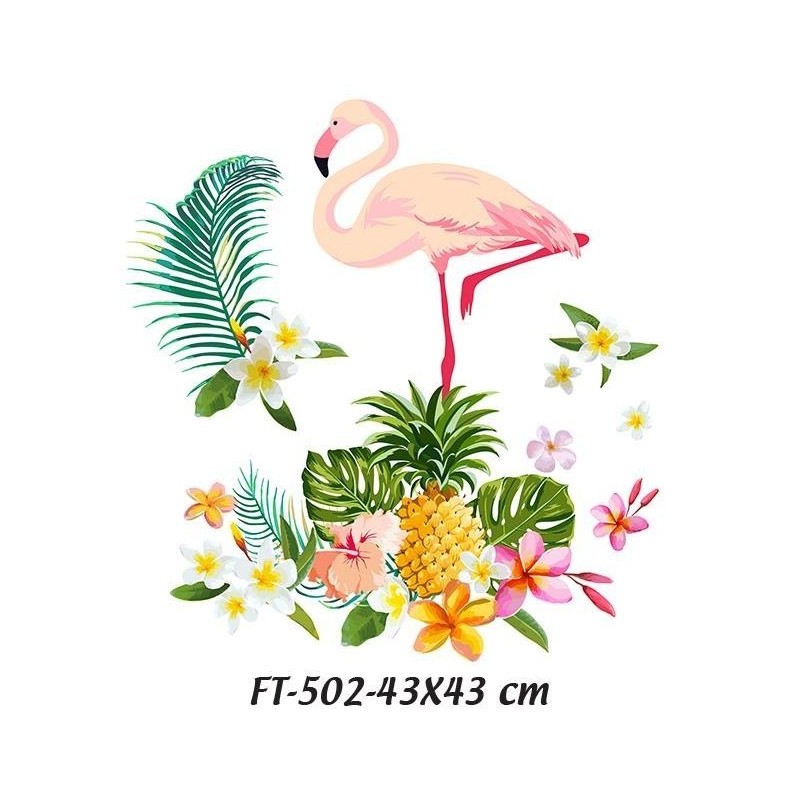 Termo aplikacja 43x43 cm do ubrań – kolorowa prasowanka