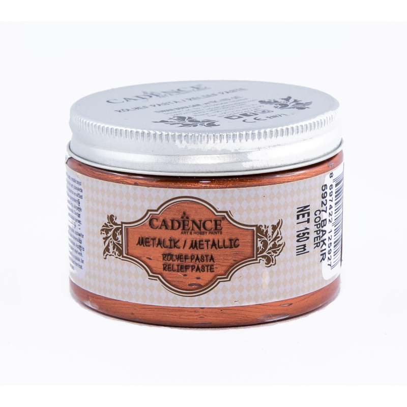 Pasta strukturalna metalizowana 150ml, miedź