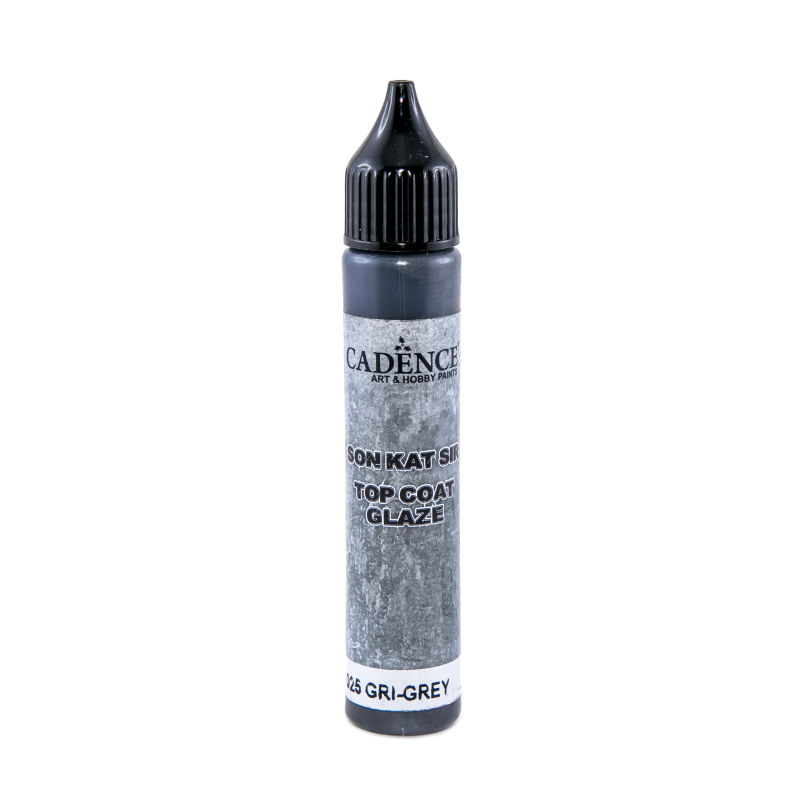 Glazura wykończeniowa 25ml - szara