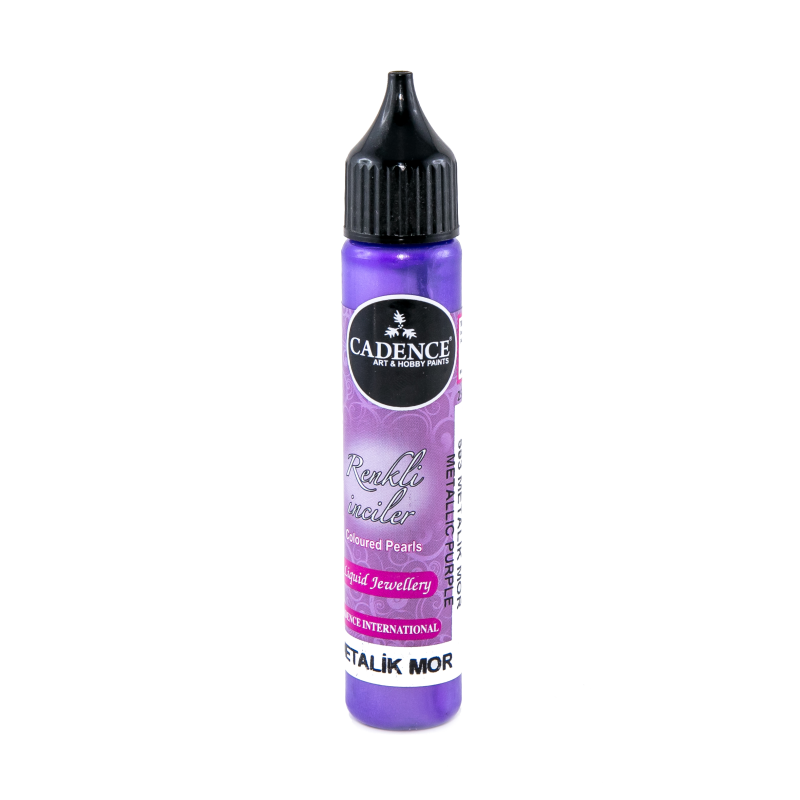 Perełki metaliczne 25ml - purpurowy