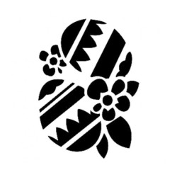 Szablon do malowania pisanki rozm. 15x20 cm