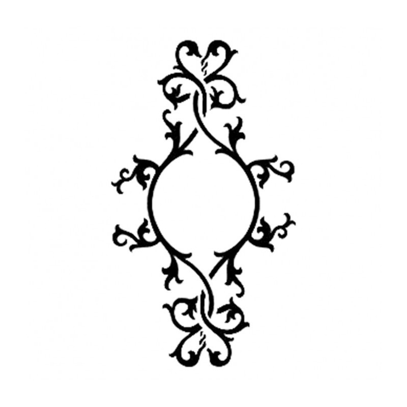 Szablon seria D, ornament, rozm. 15x20 cm