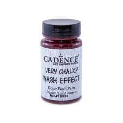 Farba kredowa Wash Effect 90ml, bordowy