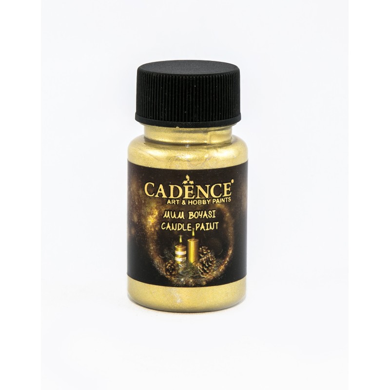 Farba do świec 50ml srebrne złoto