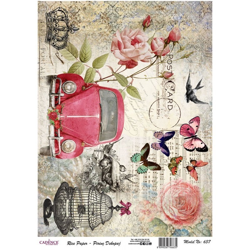 Papier ryżowy A4 - PR0637