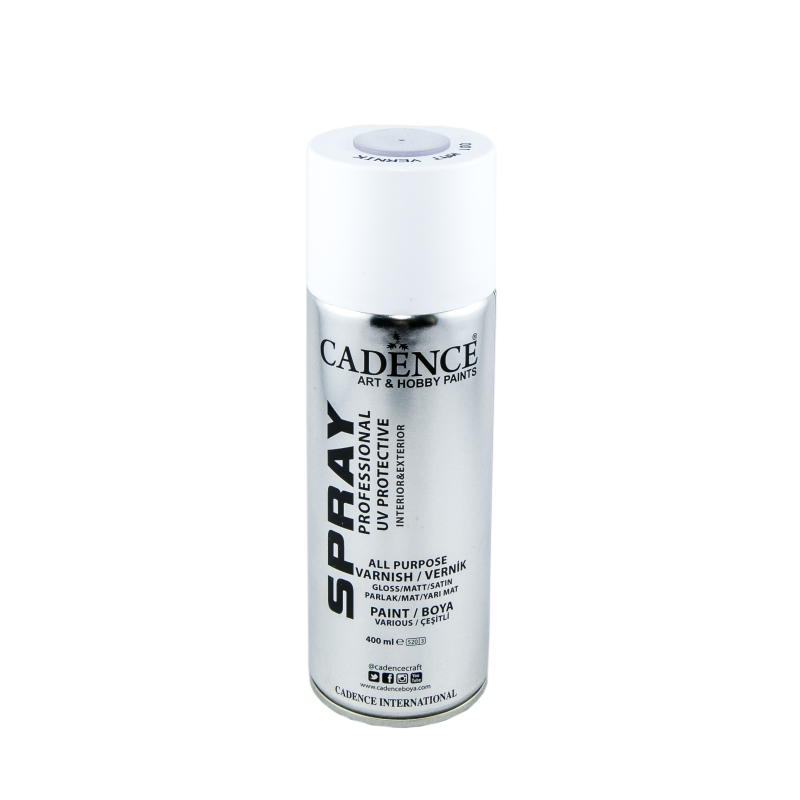 Lakier wykończeniowy w sprayu 400 ml, satynowy
