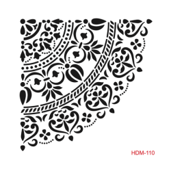 Szablon Home Decor mini 25x25 cm HDM110