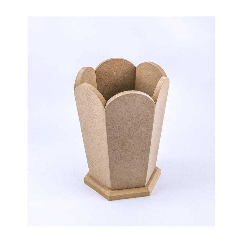Wazon z MDF rozm. 10x12x15cm VZ04