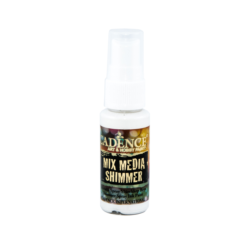 Mgiełka metalizowana 25ml biała