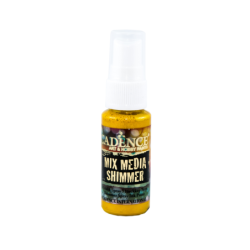 Mgiełka metalizowana 25ml żółta