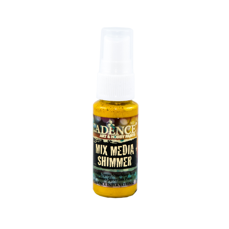 Mgiełka metalizowana 25ml żółta