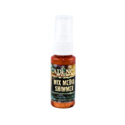 Mgiełka metalizowana 25ml pomarańczowa