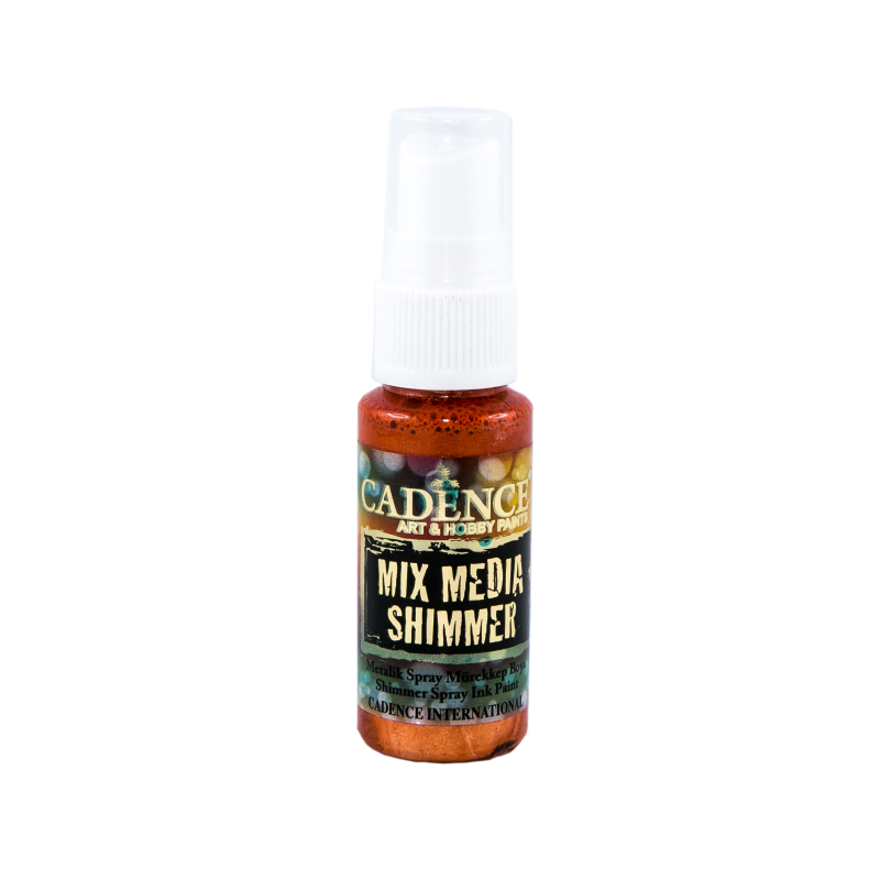 Mgiełka metalizowana 25ml pomarańczowa