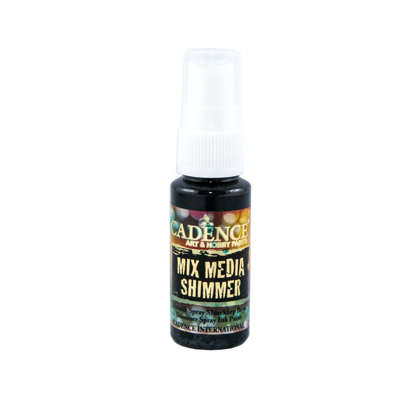Mgiełka metalizowana 25ml czarna