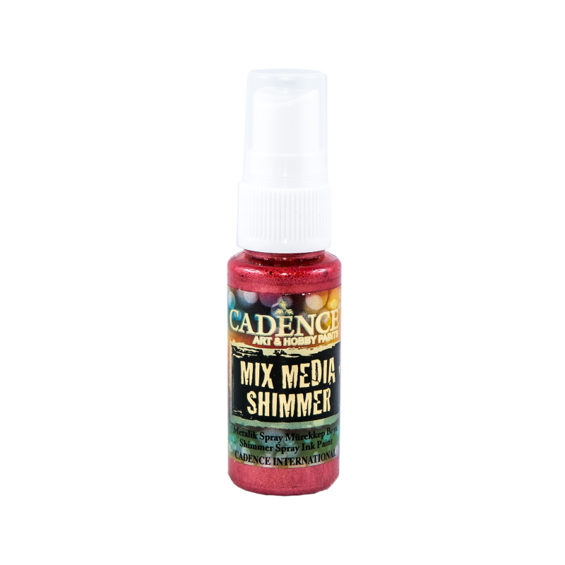 Mgiełka metalizowana 25ml czerwona