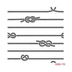 Szablon Home Decor mini 25x25 cm HDM170