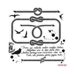Szablon Home Decor mini 25x25 cm  HDM62