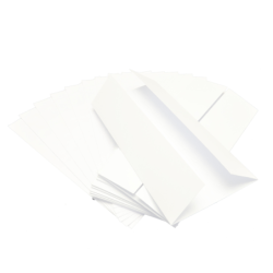 Baza kartki DL okiennica 9,9x21cm + koperta biała matowa 10szt