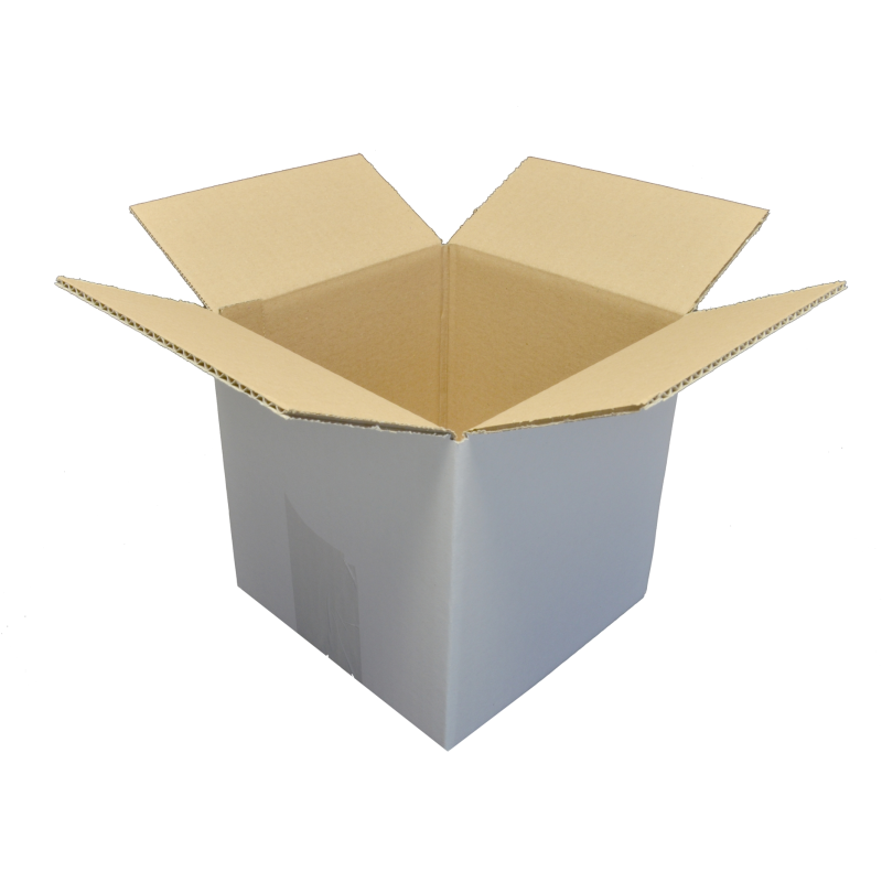 Karton klapowy wysyłkowy na Exploding Box biały 15x15x15cm