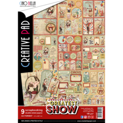 The Greatest Show zestaw 9 kartek A4 CBCL027
