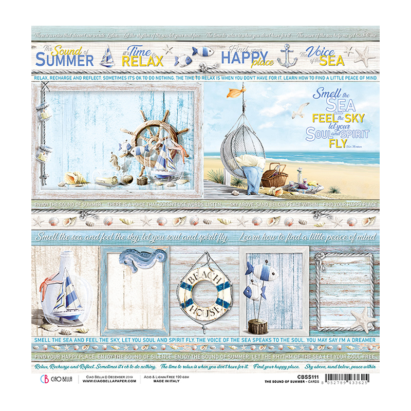 Summer Cards  rozm. 30,5x30,5cm