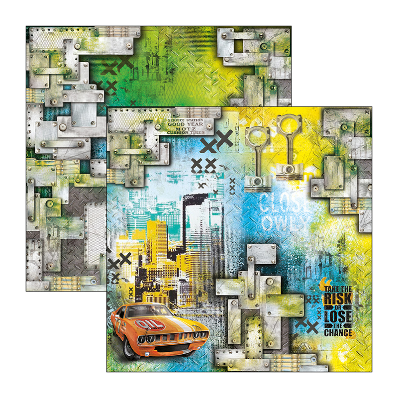 Start your engines zestaw 12 kartek 30,5 x 30,5cm
