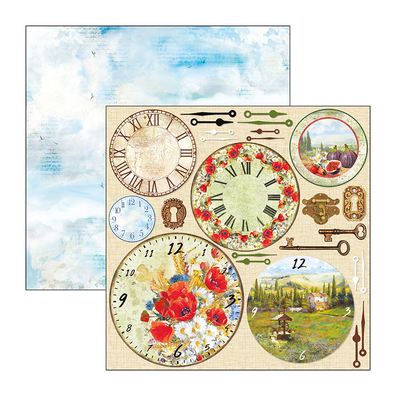 Tuscan Clocks rozm. 30,5 x 30,5 cm CBSS102