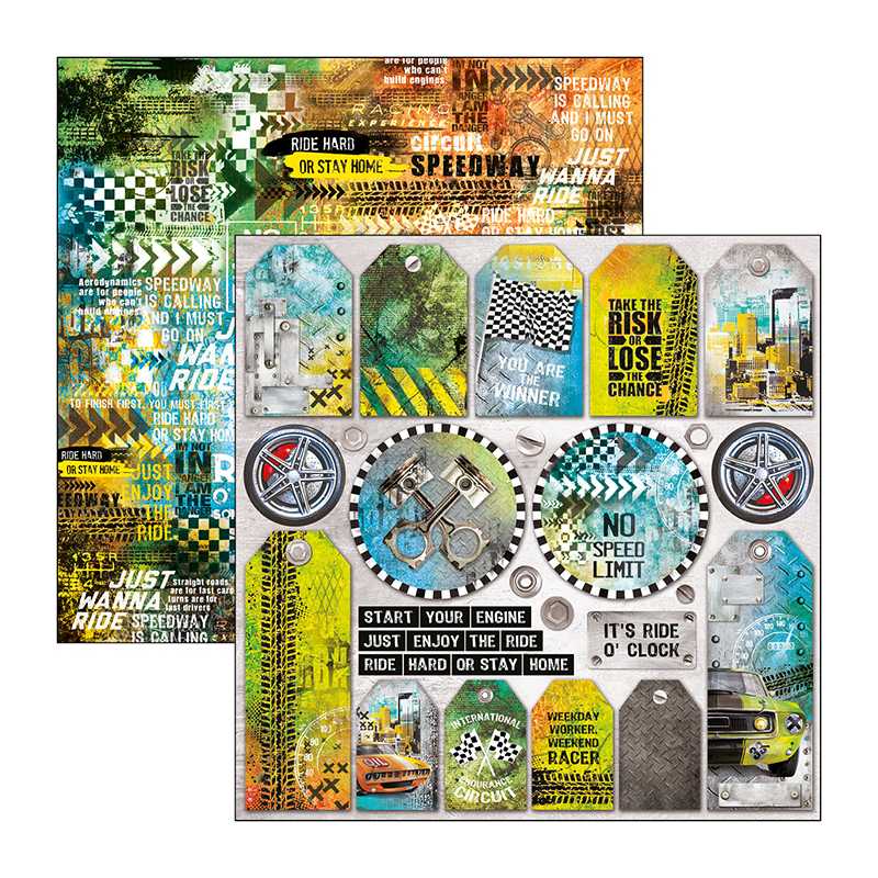 Start your engines rozm. 30,5 x 30,5 CBSS097