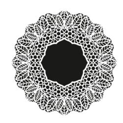 Szablon Cadence,  rozm. 30x30 cm, liście,  DCS001