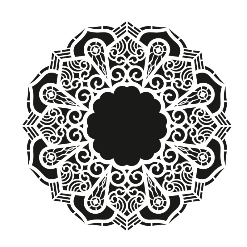 Szablon Cadence rozm. 30x30 cm, mandala, DCS002