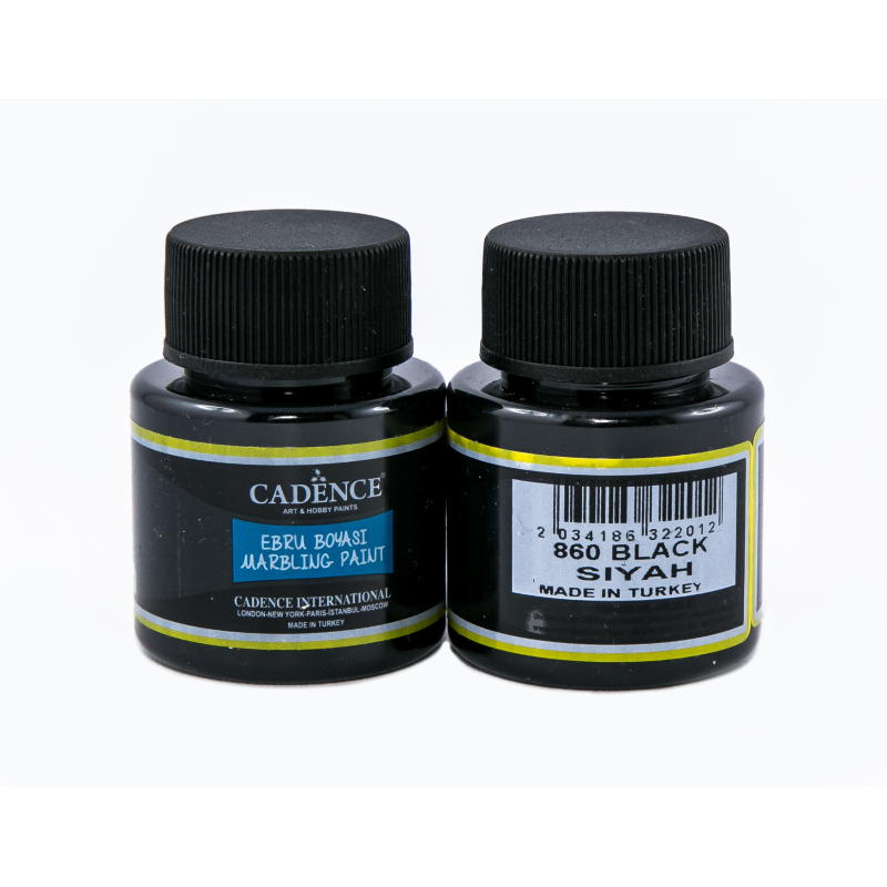 Farba ebru marbling 45ml czarny