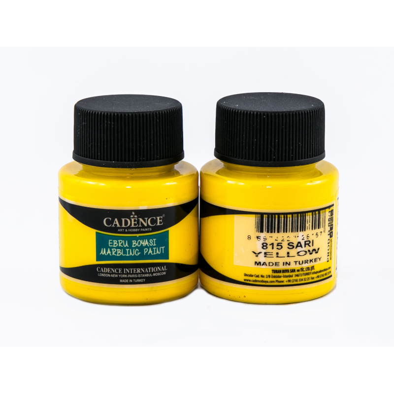 Farba ebru marbling 45ml żółty