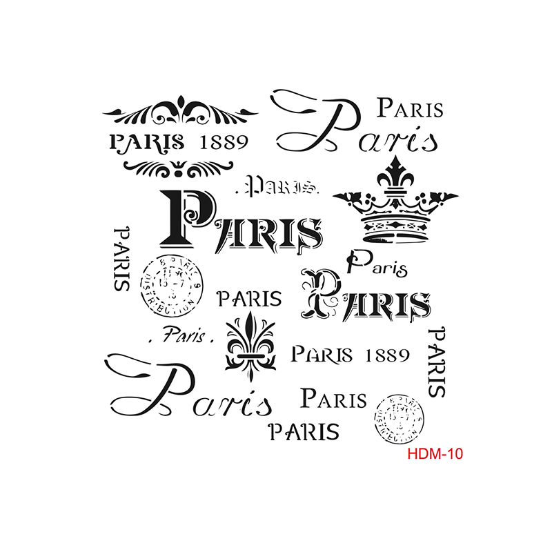 Szablon Home Decor mini 25x25 cm HDM10