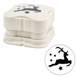 Dziurkacz magnetyczny - Renifer 3,3, cm x 3,3, cm