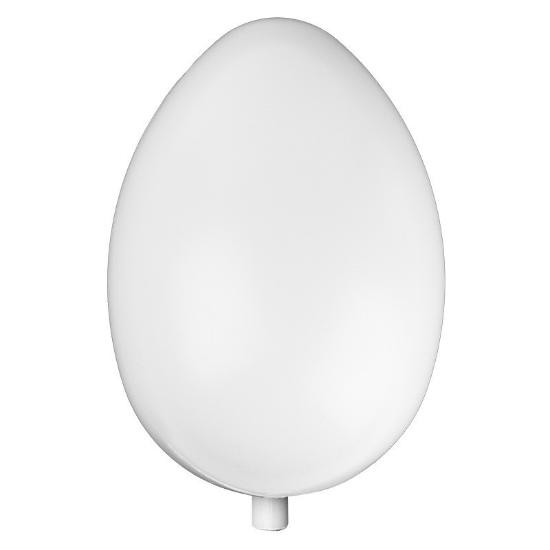 Jajko plastikowe z otworem, wys. 24 cm, Ø 17 cm