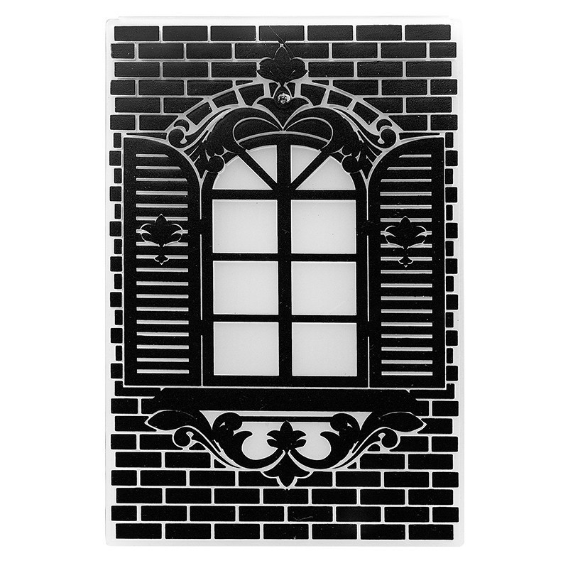 Folder do wytłaczania - okno 14,5 cm x 9,5 cm