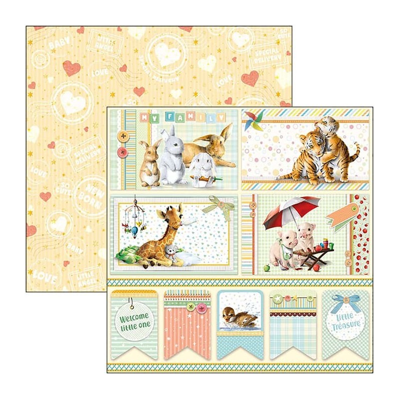 My First Year Cards&Tags arkusz papieru 30,5 x 30,5 cm