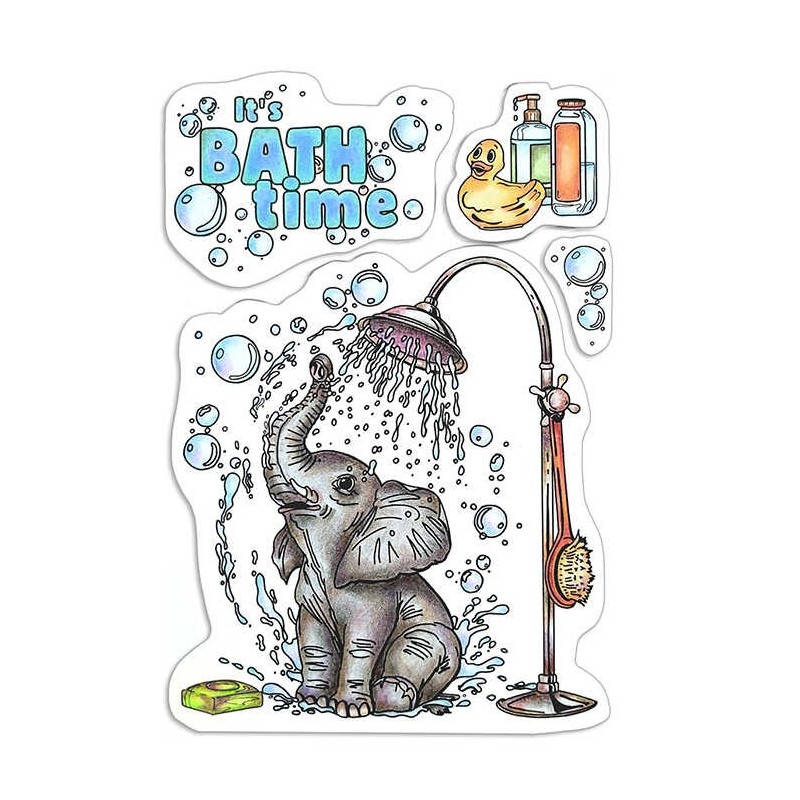 Ciao Bella stemple, zestaw rozm. 10x15 cm, It's Bath Time