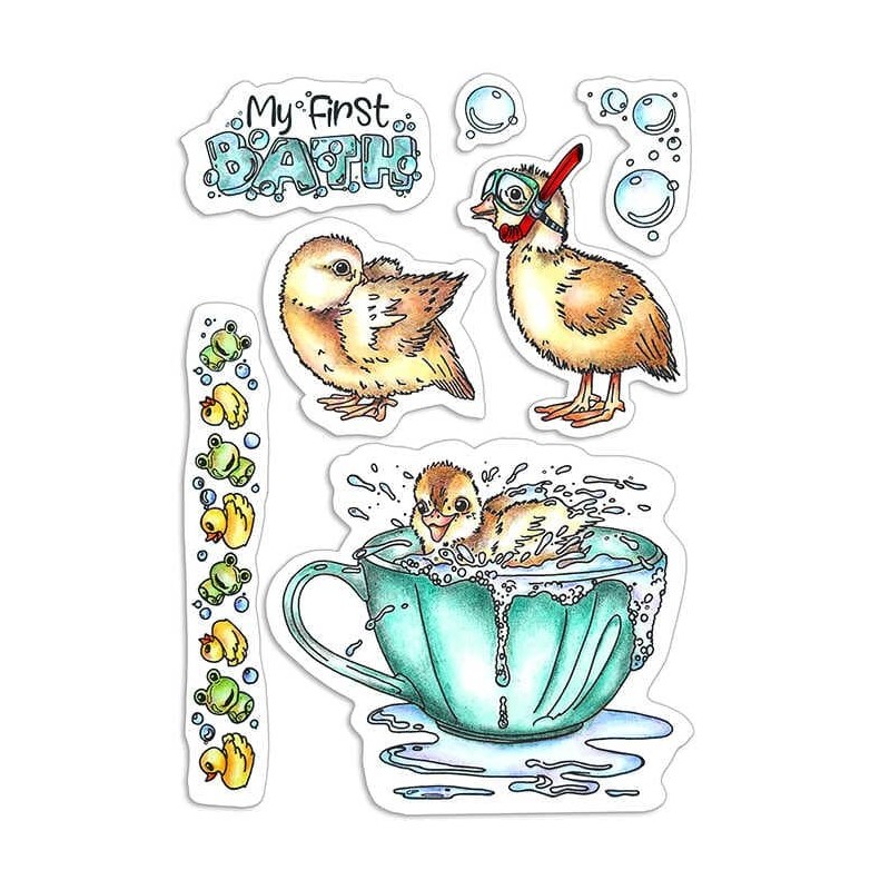 Ciao Bella stemple, zestaw 10x15 cm, My First Bath