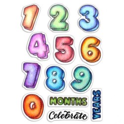Ciao Bella stemple, zestaw, rozm. 10x15 cm, Baby Months & Year