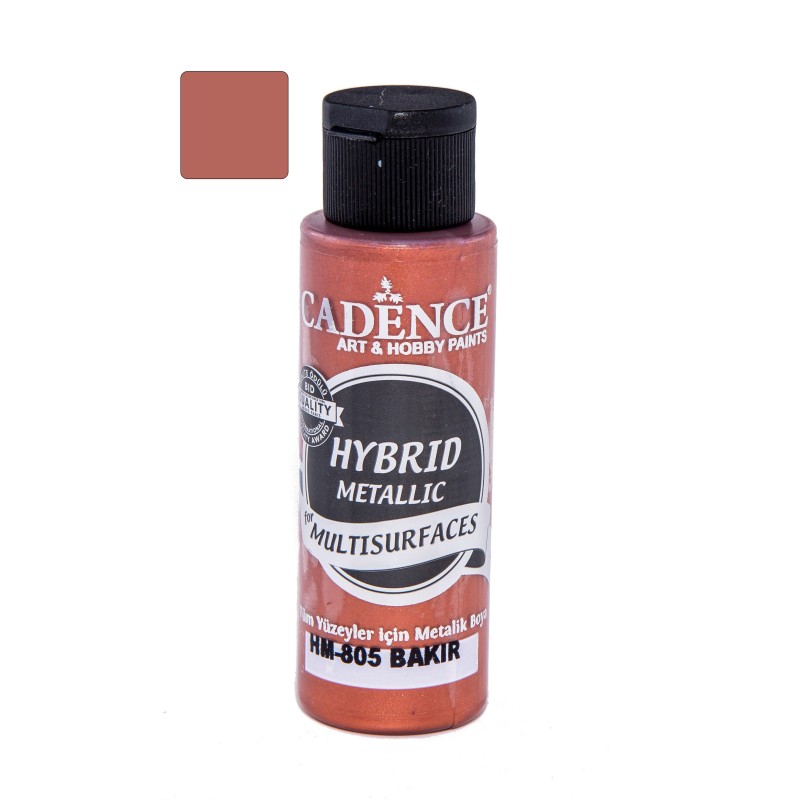 Farba hybrydowa metalik 70 ml, miedź