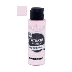 Farba hybrydowa metalik 70ml, dziecięcy róż
