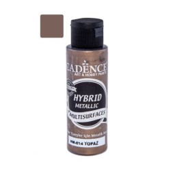 Farba hybrydowa metalik 70ml, topaz
