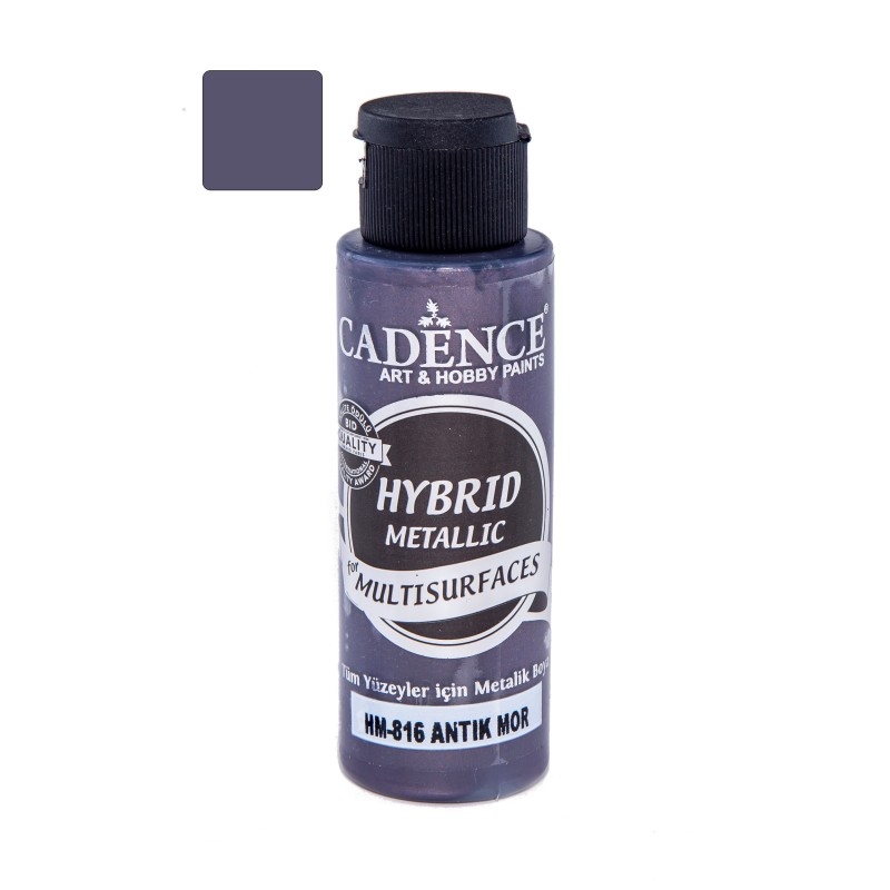 Farba hybrydowa metalik 70ml, antyczna purpura